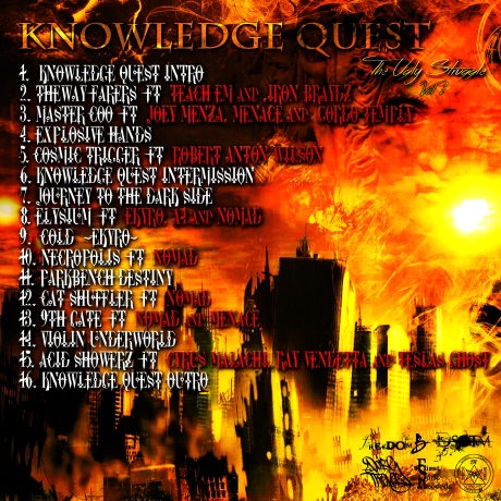 Back cover of Knowledge Quest ‘The Ugly Struggle’ volume 1 